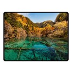 JIUZHAIGOU VALLEY 1 Double Sided Fleece Blanket (Small)  45 x34  Blanket Front