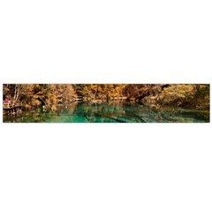 Jiuzhaigou Valley 1 Flano Scarf (large)  by trendistuff