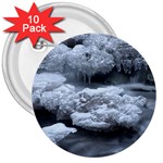 ICE AND WATER 3  Buttons (10 pack) 