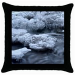 ICE AND WATER Throw Pillow Cases (Black)