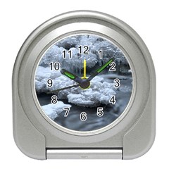 Ice And Water Travel Alarm Clocks by trendistuff