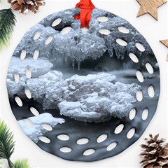 Ice And Water Ornament (round Filigree) 