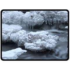 Ice And Water Double Sided Fleece Blanket (large) 