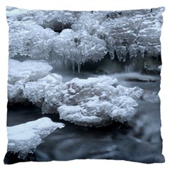 Ice And Water Standard Flano Cushion Cases (two Sides) 