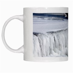 Frozen Creek White Mugs by trendistuff