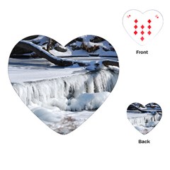 Frozen Creek Playing Cards (heart)  by trendistuff