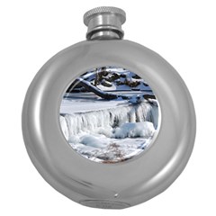 Frozen Creek Round Hip Flask (5 Oz) by trendistuff