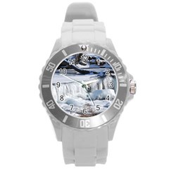 Frozen Creek Round Plastic Sport Watch (l) by trendistuff