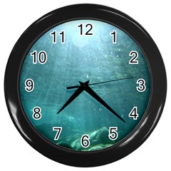 Crater Lake National Park Wall Clocks (black) by trendistuff