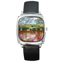 Cano Cristales 3 Square Metal Watches by trendistuff