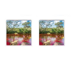 Cano Cristales 3 Cufflinks (square) by trendistuff