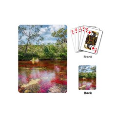 Cano Cristales 3 Playing Cards (mini)  by trendistuff