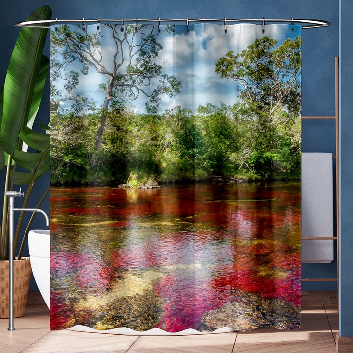 CANO CRISTALES 3 Shower Curtain 60  x 72  (Medium) 