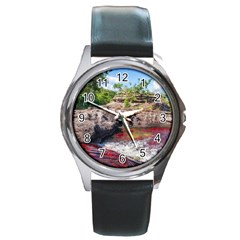 Cano Cristales 2 Round Metal Watches by trendistuff