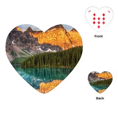 Banff National Park 4 Playing Cards (heart)  by trendistuff