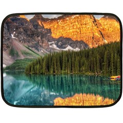 Banff National Park 4 Fleece Blanket (mini) by trendistuff