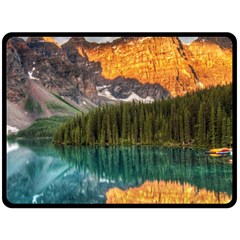 Banff National Park 4 Fleece Blanket (large)  by trendistuff