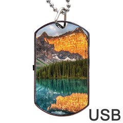 Banff National Park 4 Dog Tag Usb Flash (one Side) by trendistuff