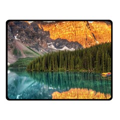 Banff National Park 4 Double Sided Fleece Blanket (small) 