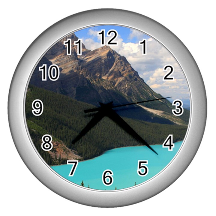 BANFF NATIONAL PARK 3 Wall Clocks (Silver) 