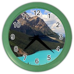 Banff National Park 3 Color Wall Clocks by trendistuff