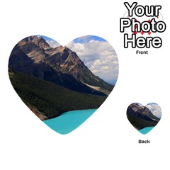 Banff National Park 3 Multi-purpose Cards (heart)  by trendistuff