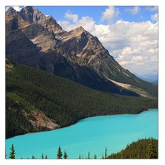 Banff National Park 3 Large Satin Scarf (square)