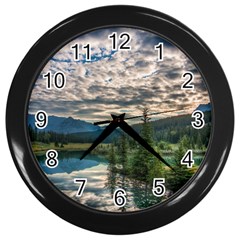 Banff National Park 2 Wall Clocks (black) by trendistuff