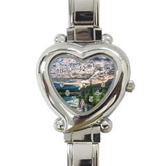 Banff National Park 2 Heart Italian Charm Watch