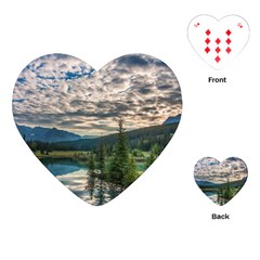 Banff National Park 2 Playing Cards (heart)  by trendistuff