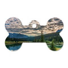 Banff National Park 2 Dog Tag Bone (two Sides)