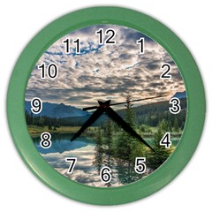 Banff National Park 2 Color Wall Clocks by trendistuff