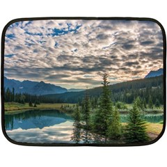 Banff National Park 2 Fleece Blanket (mini) by trendistuff