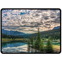 Banff National Park 2 Double Sided Fleece Blanket (large)  by trendistuff