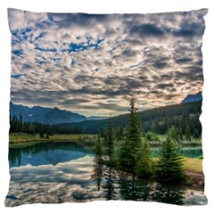 Banff National Park 2 Large Flano Cushion Cases (one Side) 