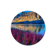 Banff National Park 1 Rubber Coaster (round)  by trendistuff