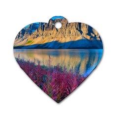 Banff National Park 1 Dog Tag Heart (two Sides)