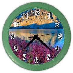 Banff National Park 1 Color Wall Clocks by trendistuff