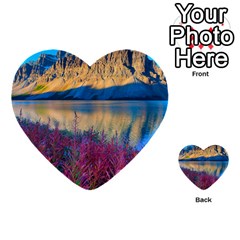 Banff National Park 1 Multi-purpose Cards (heart)  by trendistuff