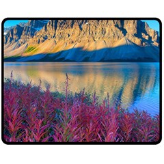 Banff National Park 1 Fleece Blanket (medium) 