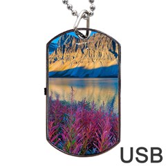 Banff National Park 1 Dog Tag Usb Flash (two Sides) 