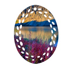 Banff National Park 1 Ornament (oval Filigree)  by trendistuff