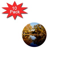 Autumn Lake 1  Mini Buttons (10 Pack)  by trendistuff