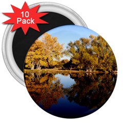 Autumn Lake 3  Magnets (10 Pack) 