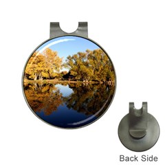 Autumn Lake Hat Clips With Golf Markers