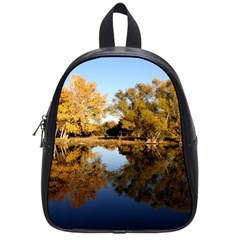 Autumn Lake School Bags (small)  by trendistuff