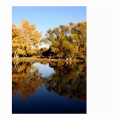 Autumn Lake Small Garden Flag (two Sides)