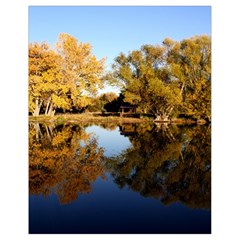 Autumn Lake Drawstring Bag (small)