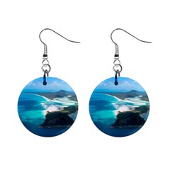 Whitehaven Beach 2 Mini Button Earrings by trendistuff