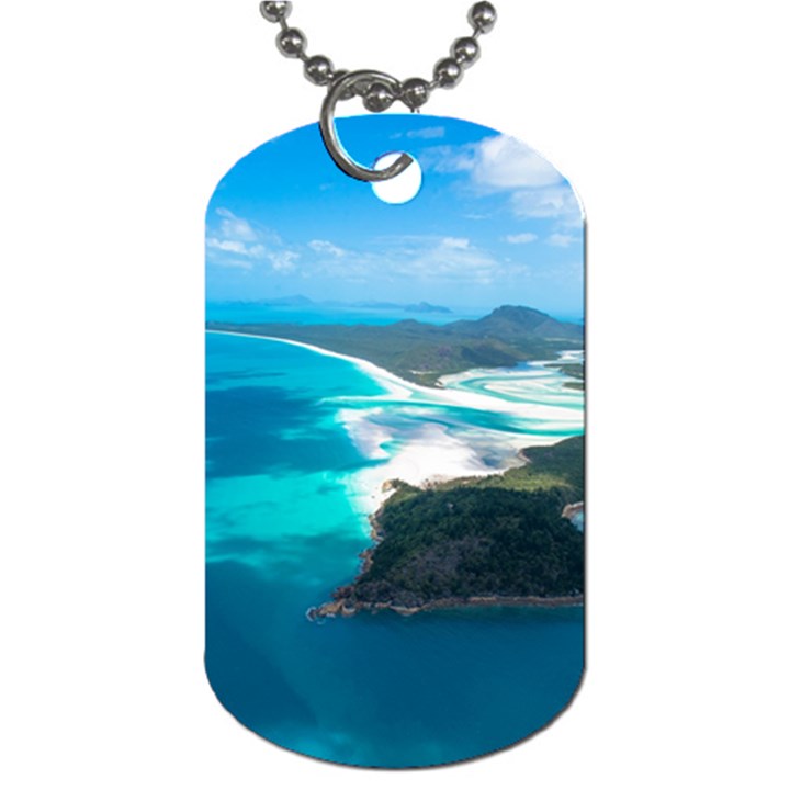 WHITEHAVEN BEACH 2 Dog Tag (One Side)